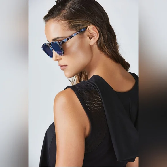 Fabletics Alana Mixed-Media Mini Dress – Size Large - Picture 4 of 8